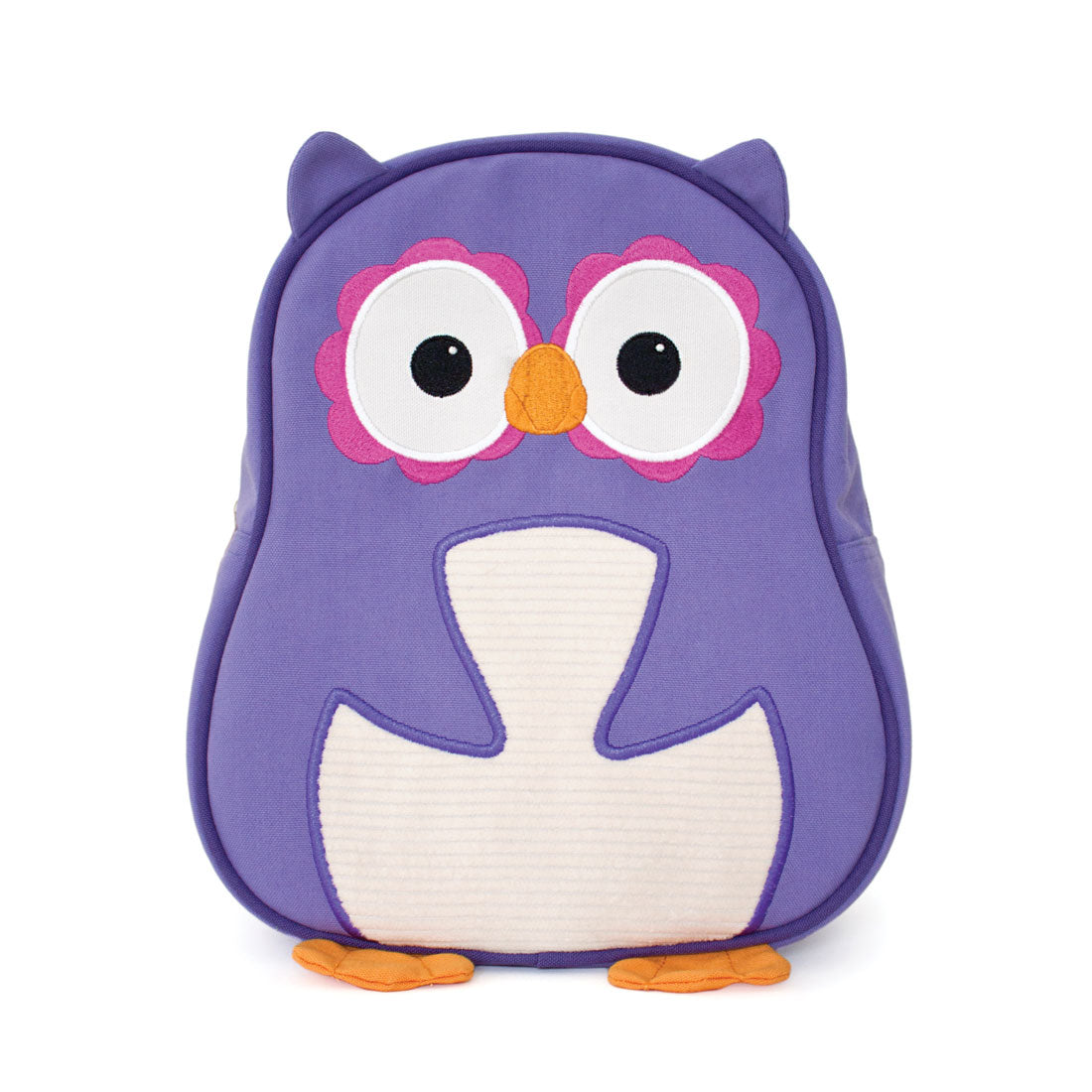 Recycled Fabric Backpack - Purple Owl