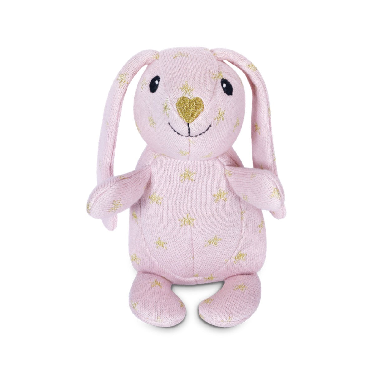 Knit Patterned Bunny Plush - Sparkle